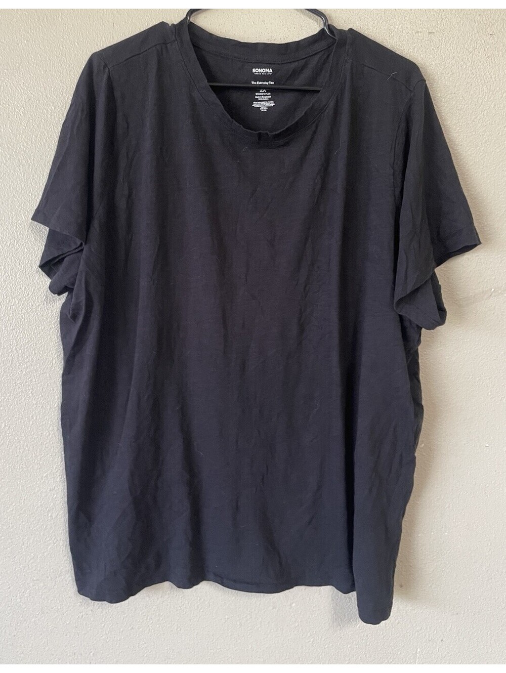 Sonoma 2x Plus Tee Short Sleeve Black